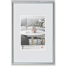 walther design KS130H Galeria picture frame, 8.25 x 11.75 inch (21 x 29.7 cm), silver