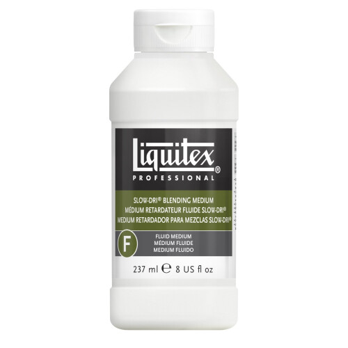 Liquitex Professional Slow-Dri Blending Fluid Medium, 237 ml