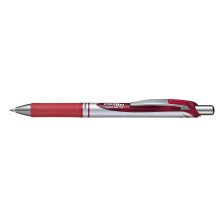 Pentel BL77-BO Energel XM Retractable Gel Pen with 0.7 mm Tip, 0.35 mm Line Width - Red, Pack of 12