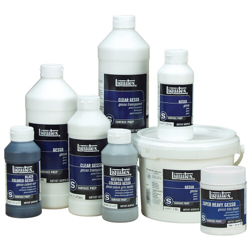 Liquitex Professional Black Gesso Surface Prep Medium, 237 ml 2