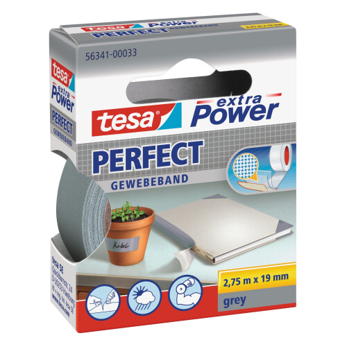 Tesa Extra Power Fabric Tape 19 mm x 2.75 M, 563410003302