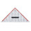 Rumold 1058 Set Square Ruler 32.5 cm Plastic Transparent 1