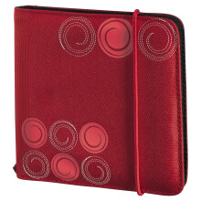 CD/DVD Etui - Hama - Up to Fashion - Rood - Nylon - 24 CD/DVD