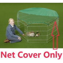 Safety Net Cover Sunshield Sun Shade Only, compatible for VivaPet Trixie rectangle 57" x 48", 72" x 48", 85" x 48" Galvanised rabbit run cage...