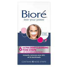 Biore Ultra Pore Strips, Pack of 6