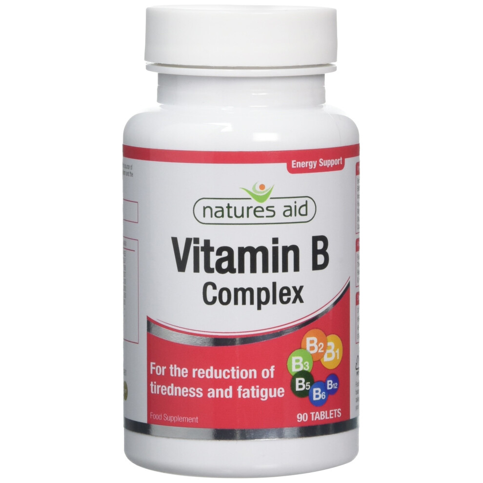 Natures Aid Vitamin B Complex 90 Tablets