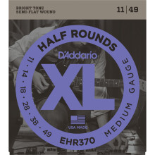 D'Addario EHR370 XL Half Rounds Medium (.011-.049) Electric Guitar Strings
