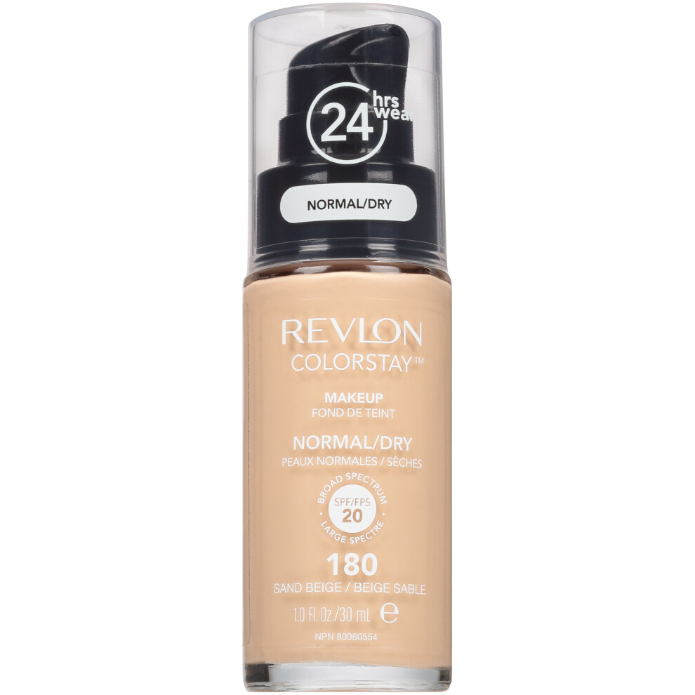 Revlon ColorStay Makeup Foundation for Normal/Dry Skin - 30 ml, Sand Beige