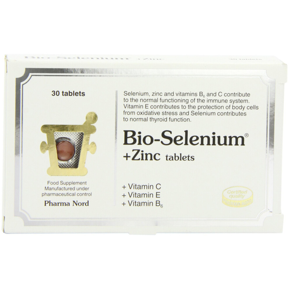 Pharma Nord Bio Selenium and Zinc 30 Tablets