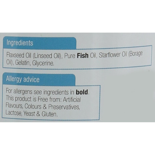 Natures Aid Natures Aid Complete EFA (Essential Fatty Acids) Omega 3 6 + 9 90 Caps 2