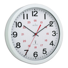 Acctim 74172 Controller Radio Controlled Wall Clock, White