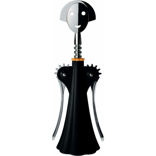 Alessi Alessi A di Anna G Corkscrew, Black, (AAM01 B)