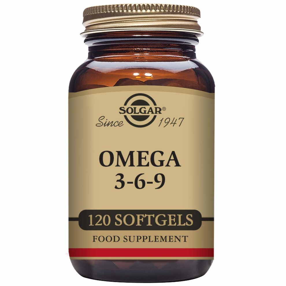 Solgar Omega 3-6-9 Softgels - Pack of 120