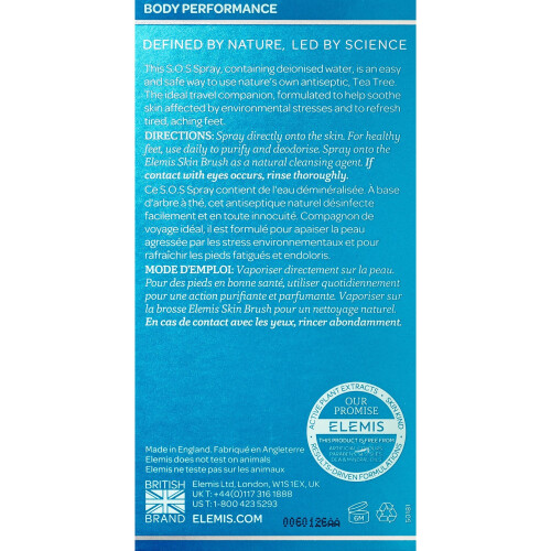 Elemis Elemis Tea Tree SOS Spray Body Solutions 60ml 1