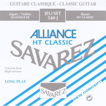 Savarez 540J String Set Alliance HT Classic for Classic Guitar high tension (blue)