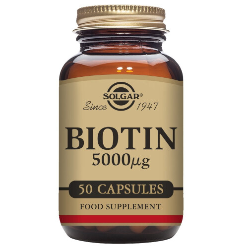 Solgar Biotin 5000 mcg 50 Gemüsekapseln Solgar