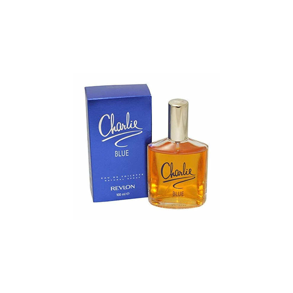 Revlon Charlie Blue Eau de Toilette Spray for Women 100 ml - Floral Rose, Jasmine, Geranium | Code 9117-85