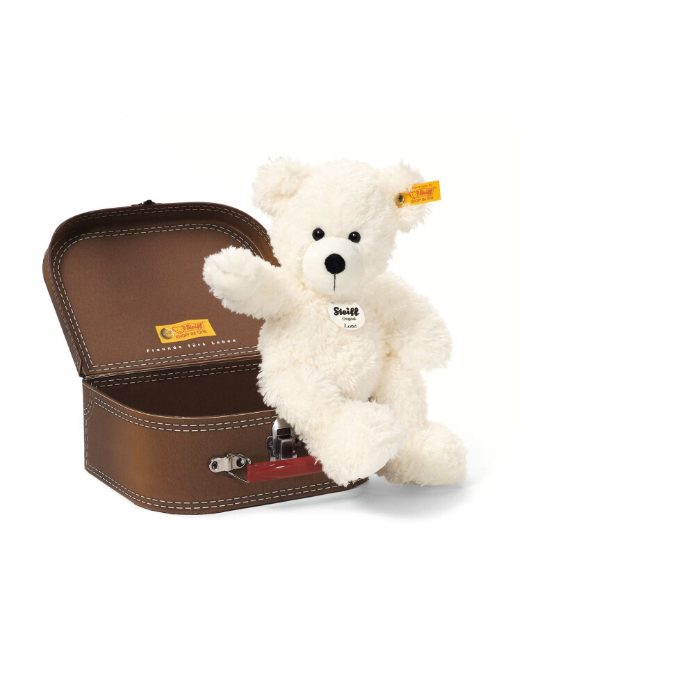 Steiff 28cm Lotte Teddy Bear in Suitcase (White)