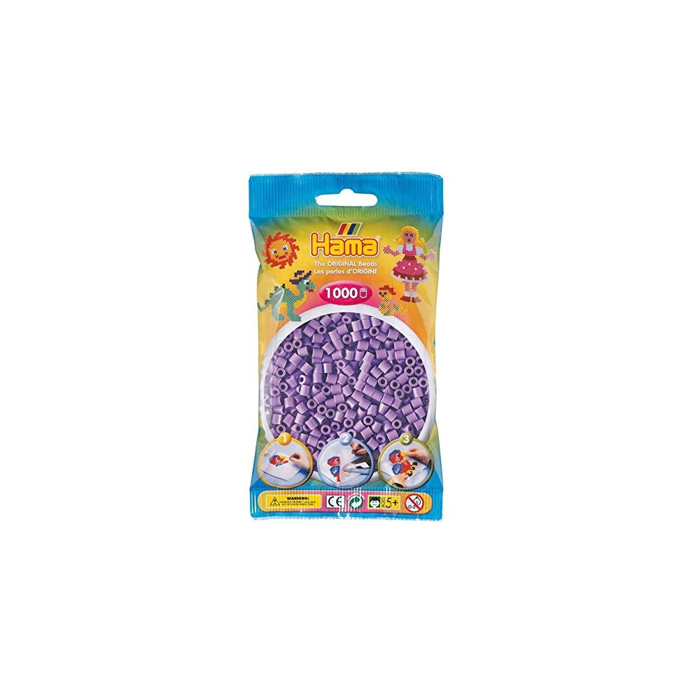 Hama Beads - Pastel Mauve (1000 Midi Beads)