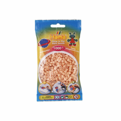 Hama Beads Hama - 1 000 perles standard MIDI (Ø5 mm) phosphorescent rose