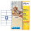Avery L4743REV-25 Self-Adhesive Removable Labels, 12 Labels Per A4 Sheet 1
