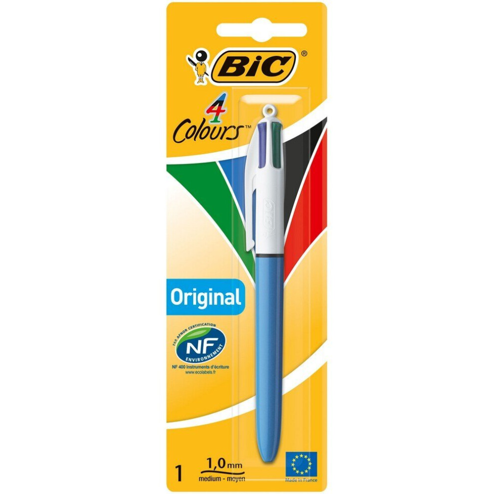 BIC 4 Colours Original Ballpoint Pen Medium Point (1.0 mm) â Pack of 1