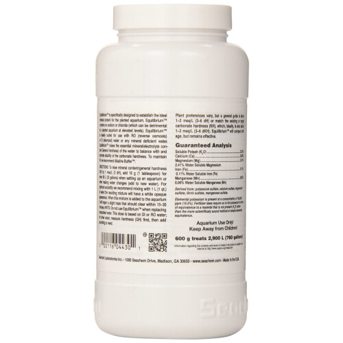 Seachem Equilibrium Aquarium Water Conditioner, 600 g 2
