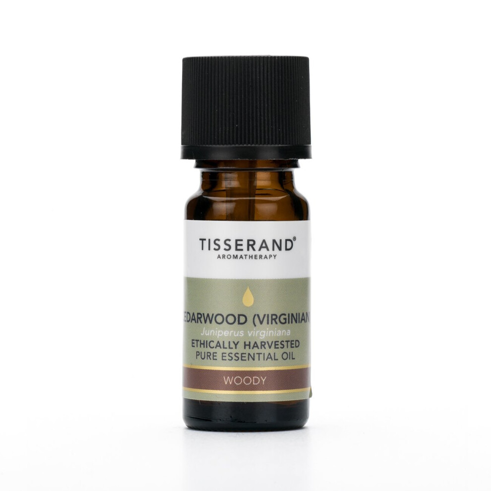Tisserand Aromatherapy Tisserand Cedarwood Virginian Ethically Harvested Essential Oil, 9 Ml