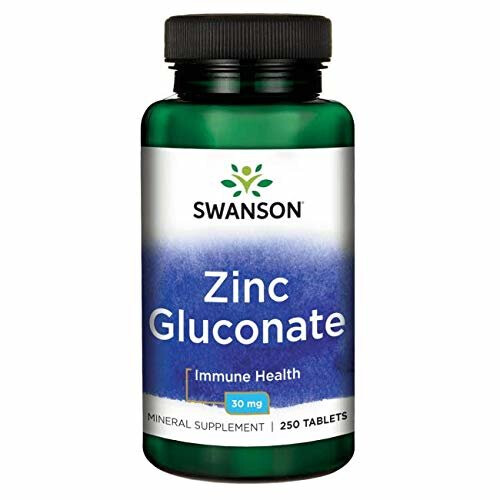 Swanson Zinc Gluconate, 30mg, 250 Tablets