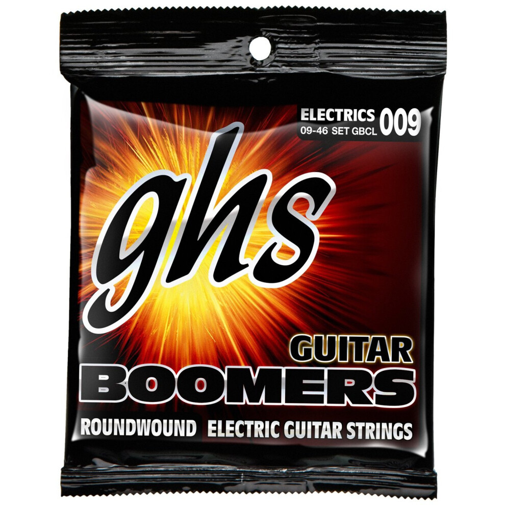 GHS GBCL Boomers Electric Guitar String Set - Custom Light 9-46