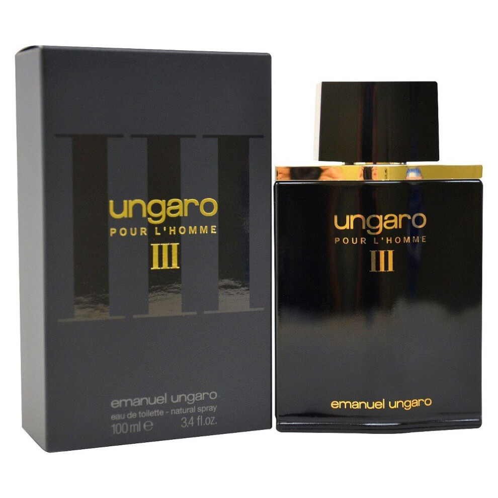 Emanuel Ungaro Pour Homme III Homme Men Eau de Toilette 100 ml