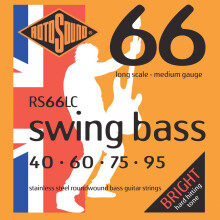 Rotosound RS66LC Swing Bass 66 Struny do gitary basowej ze stali nierdzewnej ((40 60 75 95)