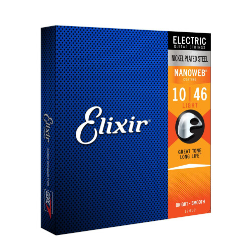 Elixir Electric Guitar Sets Ultra-Thin Nanoweb Coating - Light (0.010 - 0.046) 2