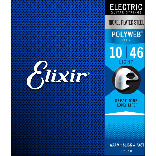 Elixir Polyweb Electric Guitar Strings - Light (0.010-0.046)