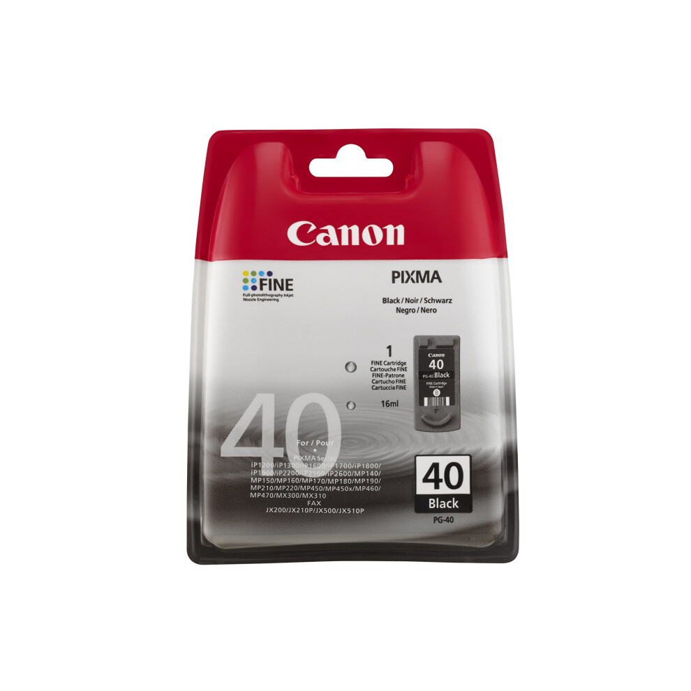 Canon PG 40 - Ink tank - 1 x black