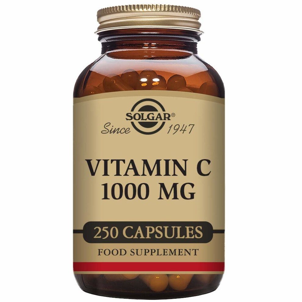 Solgar Vitamin C 1000 mg Vegetable Capsules - Pack of 250