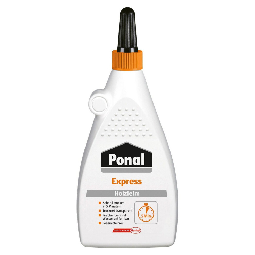 Ponal 1680336"Express" Wood Glue, White, 225 g