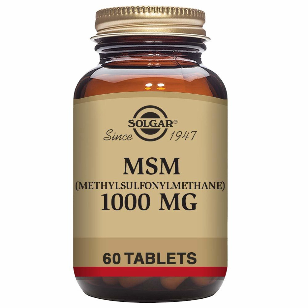 Solgar MSM 1000 mg Tablets - Pack of 60