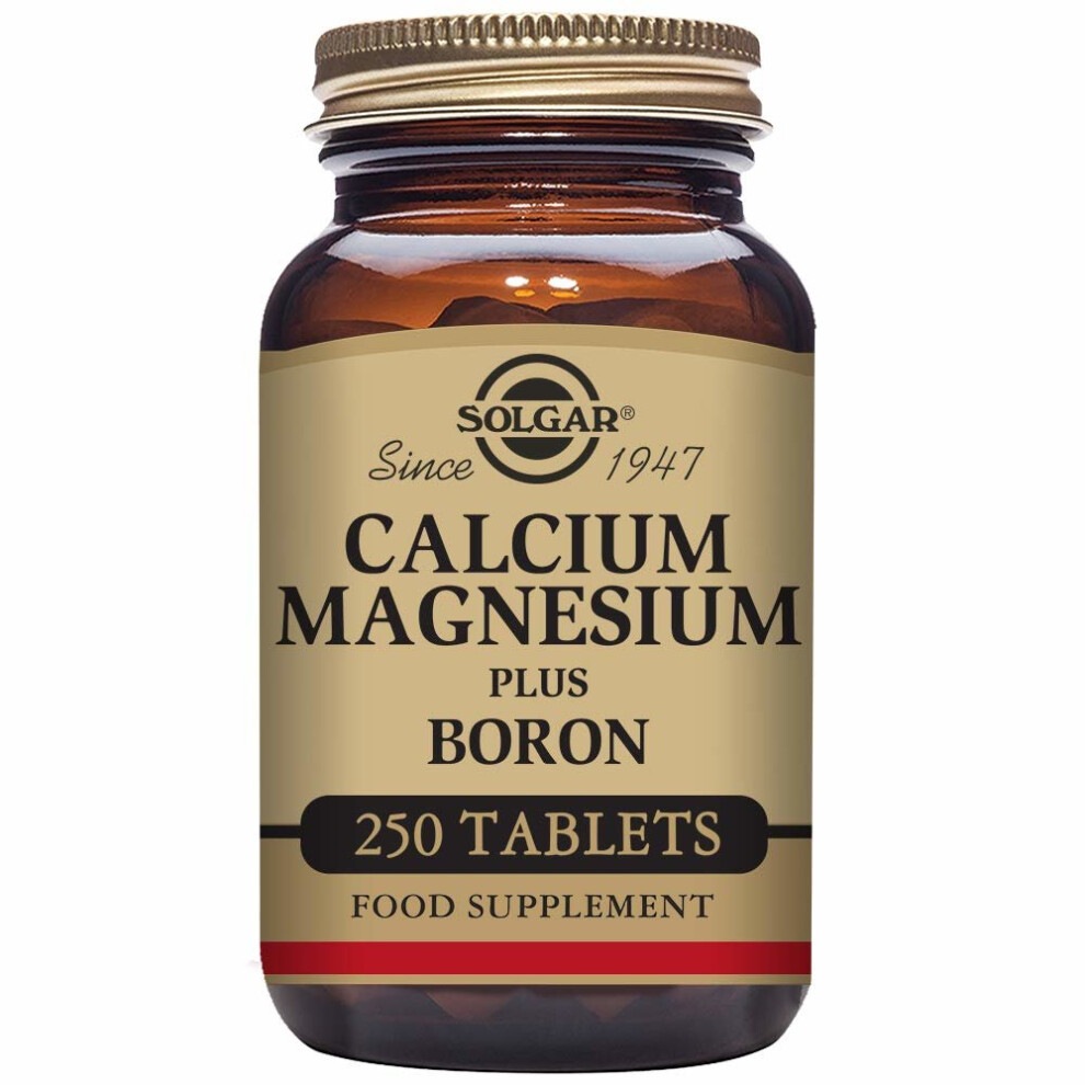 Solgar Calcium Magnesium Plus Boron Tablets - Pack Of 250