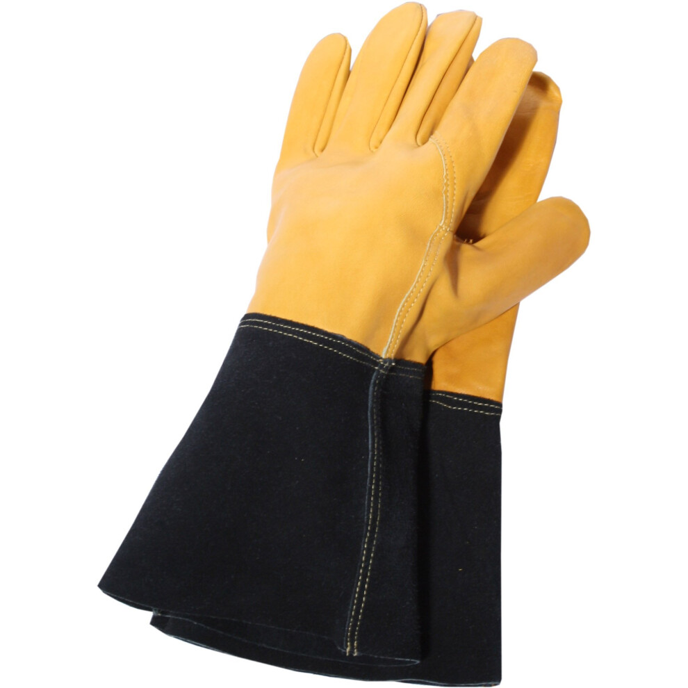 Town & Country Tgl109m Deluxe Premium Leather Gauntlet Ladies Gloves