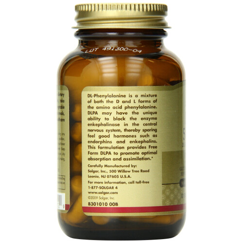 Solgar DLPA 500 mg 50 cápsulas vegetales Solgar 2
