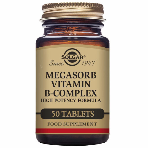 Solgar Megasorb Vitamine B-Complex 50 Comprimés Solgar