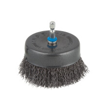 wolfcraft wire cup brush Ø 80 mm, hexagon shank 1/4" (6.35 mm), 2109000
