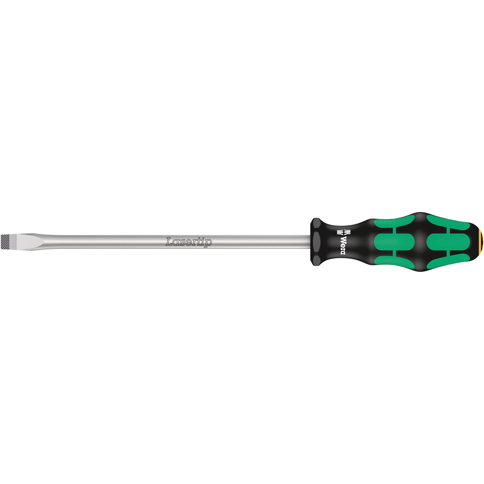 Wera Kraftform 334 Screwdriver - Flared Slotted Tip 10 Mm