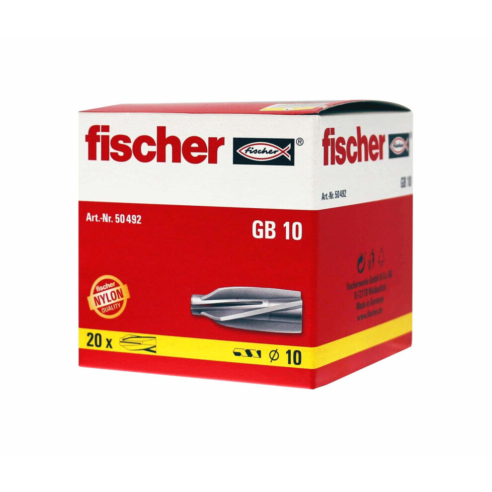 Fischer Gb8 Porous Concrete Rawlplugs Pack Of 25 4006209504918