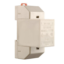 Byron 7770 wired DIN rail transformer – White – 8 V / 1amp