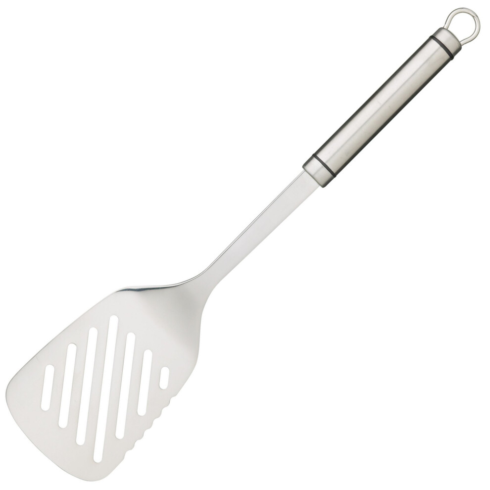 KitchenCraft Oval Handled Stainless Steel Slotted Turner