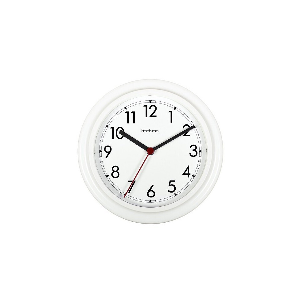 Bentima 21242 23 cm Stratford Wall Clock, White