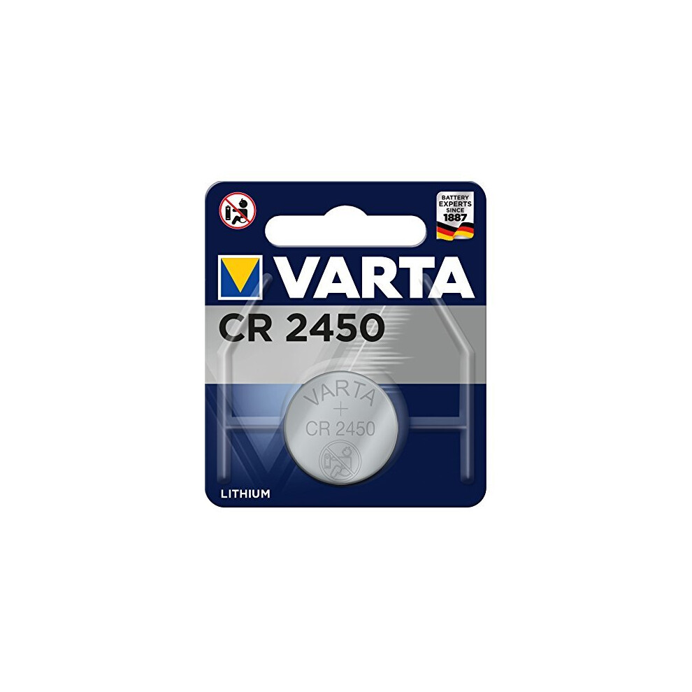 Varta CR2450 Lithium Coin Battery - Pack of 1