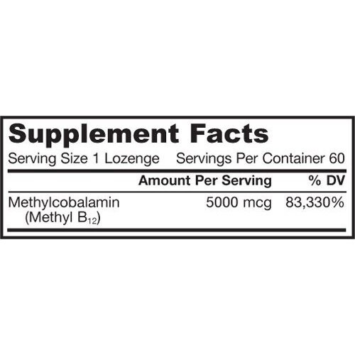 Jarrow-Formulas Jarrow Formulas - Methyl B-12, 5000 mcg, 60 zuigtabletten 1